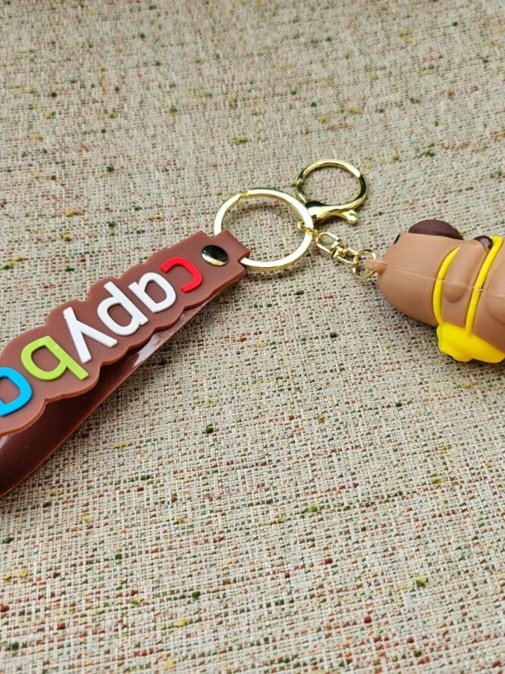 Capybara Key Chain Bag Charm Hanging Bag Keys Holder key Ring Keychain Unbrand